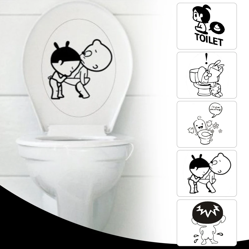 Домашний декор для гостиной черно белая виниловая наклейка ванной комнаты