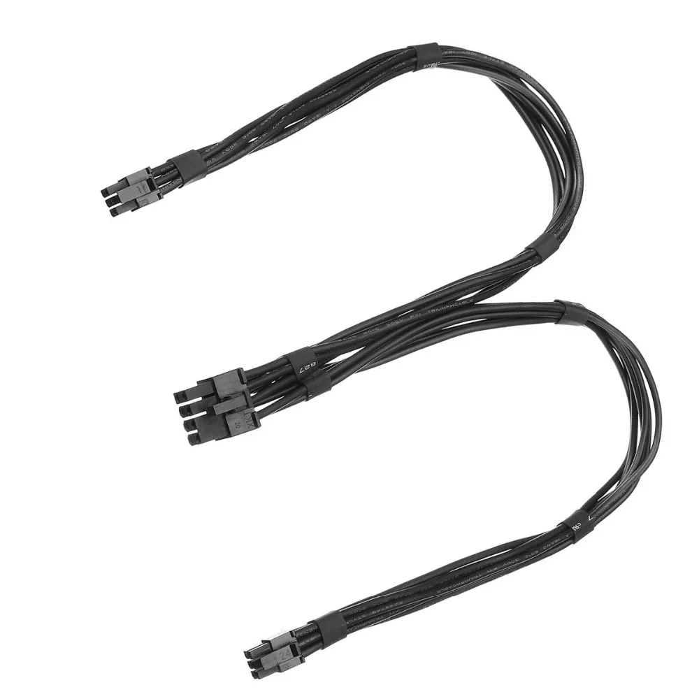 

16AWG Dual Mini 6 Pin To 8 Pin PCI-e Power Cable For Mac Pro Video Card GTX 1080