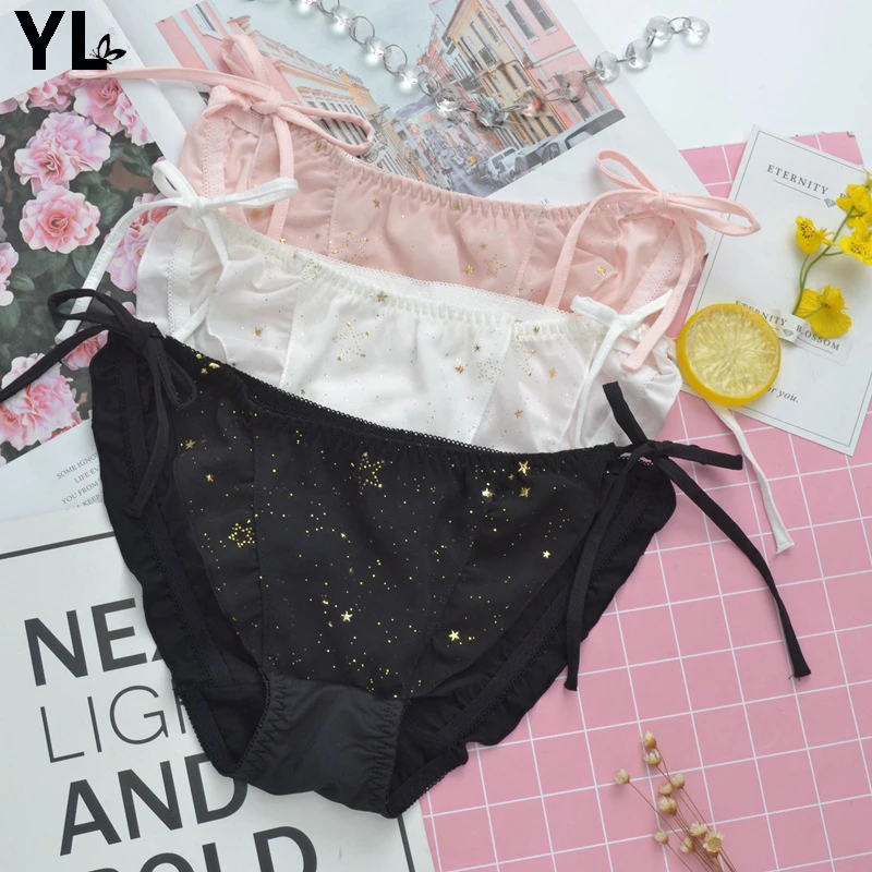 Японское милое нижнее белье для девочек бесшовные трусики с милой звездой
