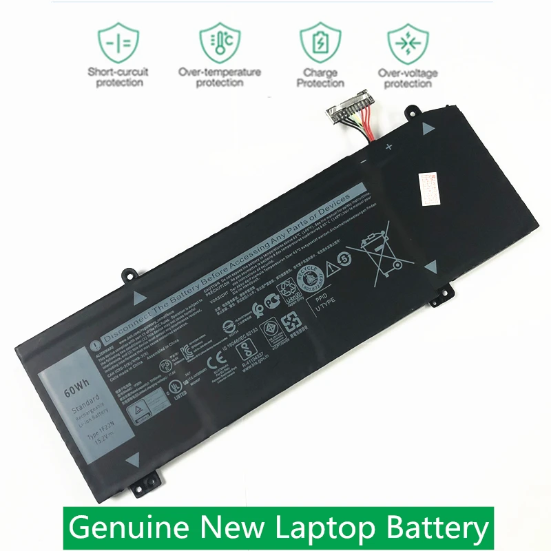 

Аккумулятор HKFZ для ноутбука DELL ALIENWARE M15 R1 M17 R1 15,2 P82F P79 G7 2018 7990 06YV0V 0JJPFK, 9590 В, 60 Втч, 1F22N