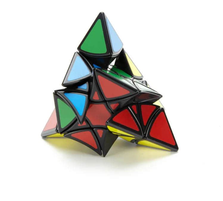 LanLan Curvy hexagram toy magic cube black sticker original Competition Speed Puzzle Cubes Toy High Quality 1pcs