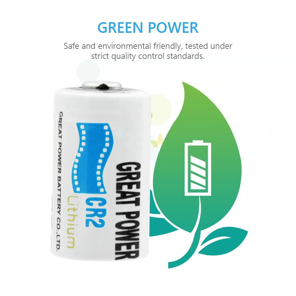 4 шт. высококачественные литиевые батареи 3 в 750 мАч CR2 LiMnO2 для видеокамеры рация