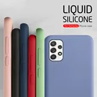 Для Samsung A52 чехол Красочный жидкий силиконовый чехол для мобильного телефона чехлы для Samsung Galaxy A52 5G 4G 52 A526B 6,5 