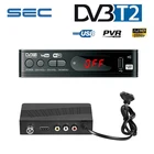 ТВ-тюнер Dvb T2, спутниковый приемник с HD 1080p, Vga, Dvb-t2 для монитора, USB2.0, ТВ-тюнер, DVB C T2 DVB USB