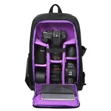 Waterproof DSLR Backpack Video Digital DSLR Camera Bag Multi-functional Outdoor Camera Photo Bag Case for Nikon Canon DSLR Lens