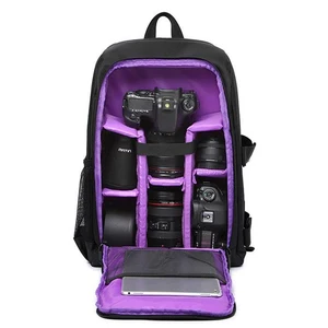 waterproof dslr backpack video digital dslr camera bag multi functional outdoor camera photo bag case for nikon canon dslr lens free global shipping