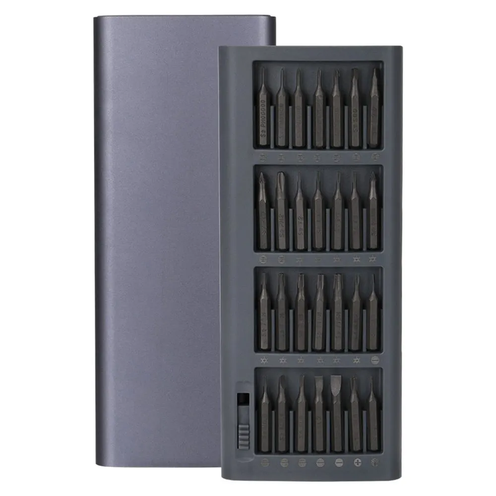 

Screwdriver Set 56-in-1 Aluminum Handle S2 Tool Steel Driver Bit Kit Pocket Screwdriver Repair Kit for PC Tablet
