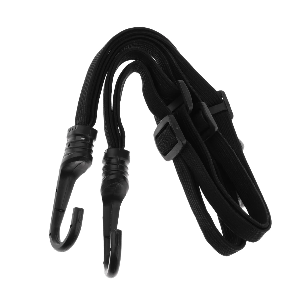 

65cm Heavy-duty Motorcycle Helmet Cargo Bungee Luggage Rope with 2 Hooks