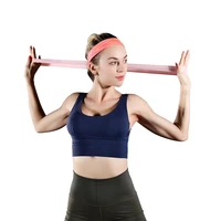 fitnessband non slip durable latex soft stretch band training fitness elastic bands exercise long resistance band