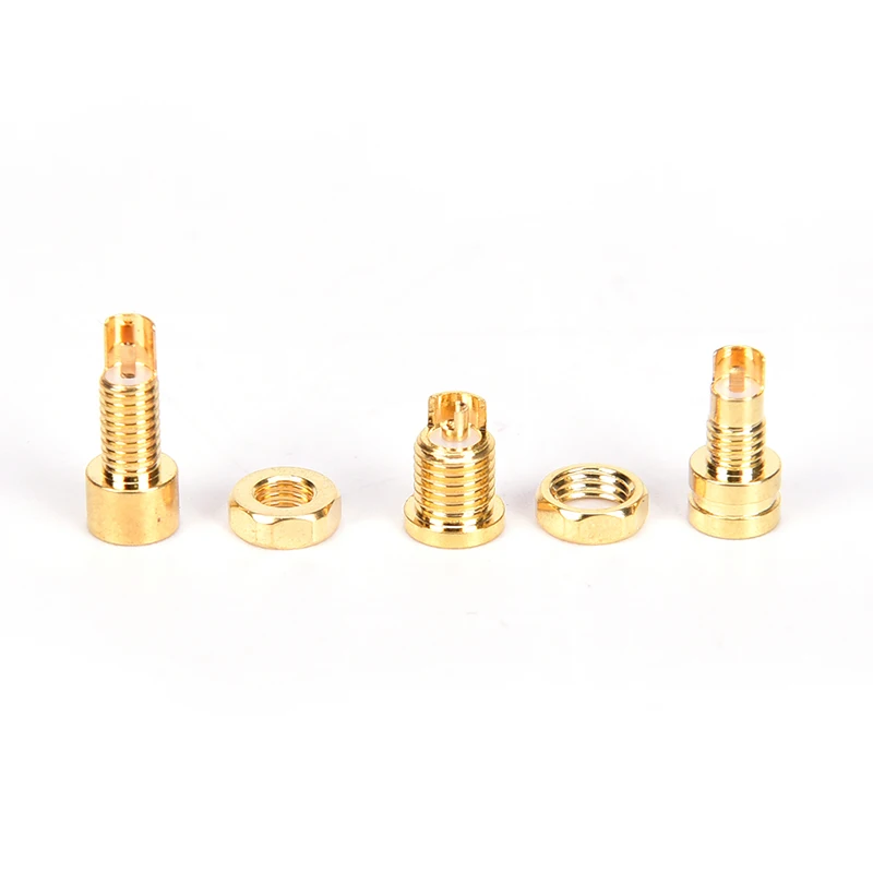 

MMCX Female Copper Jack Solder Wire Connector PCB Mount Pin IE800 DIY Audio Plug Adapter Connectors