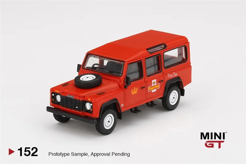 Мини GT 1:64 Land Rover Defender 110 UK Royal Mail Post Bus литая модель автомобиля LHD | Игрушки и хобби