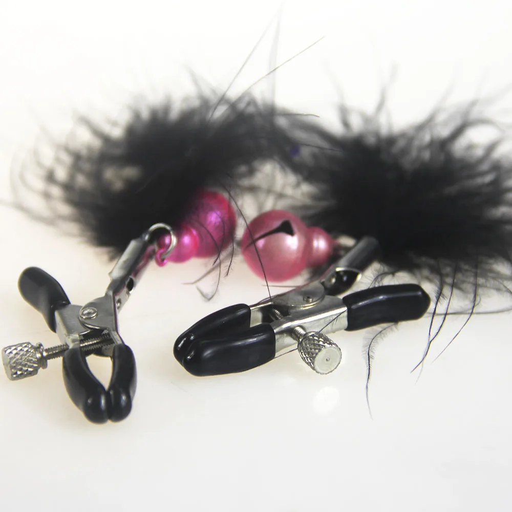 Cucurbit Feather зажимы для сосков дрожащие стимуляция молока женщин шлейф груди зажим