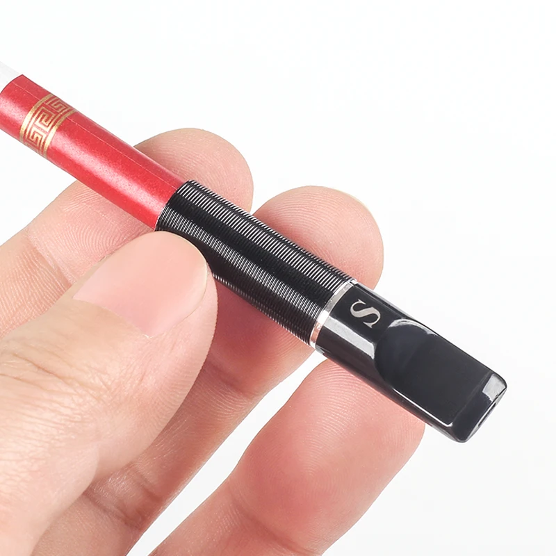 Держатель для сигарет Золотая трубка курения с 2 фильтрами в портативной коробке