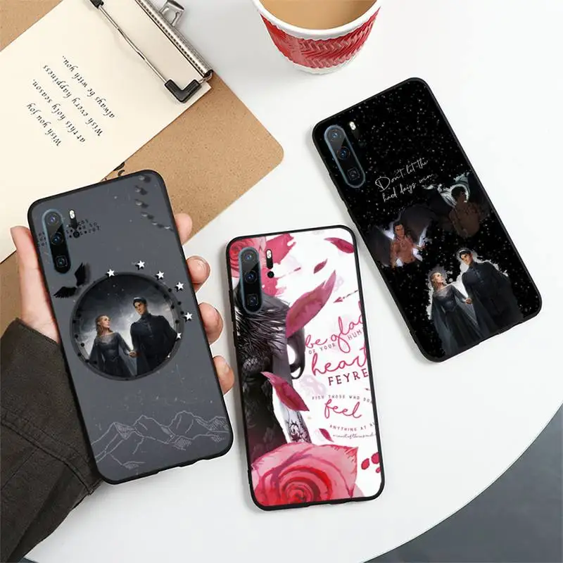 

A Court of Mist and Fury Sarah J Maas Phone Case For Huawei honor Mate P 10 20 30 40 i 9 8 pro x Lite smart 2019 nova 5t
