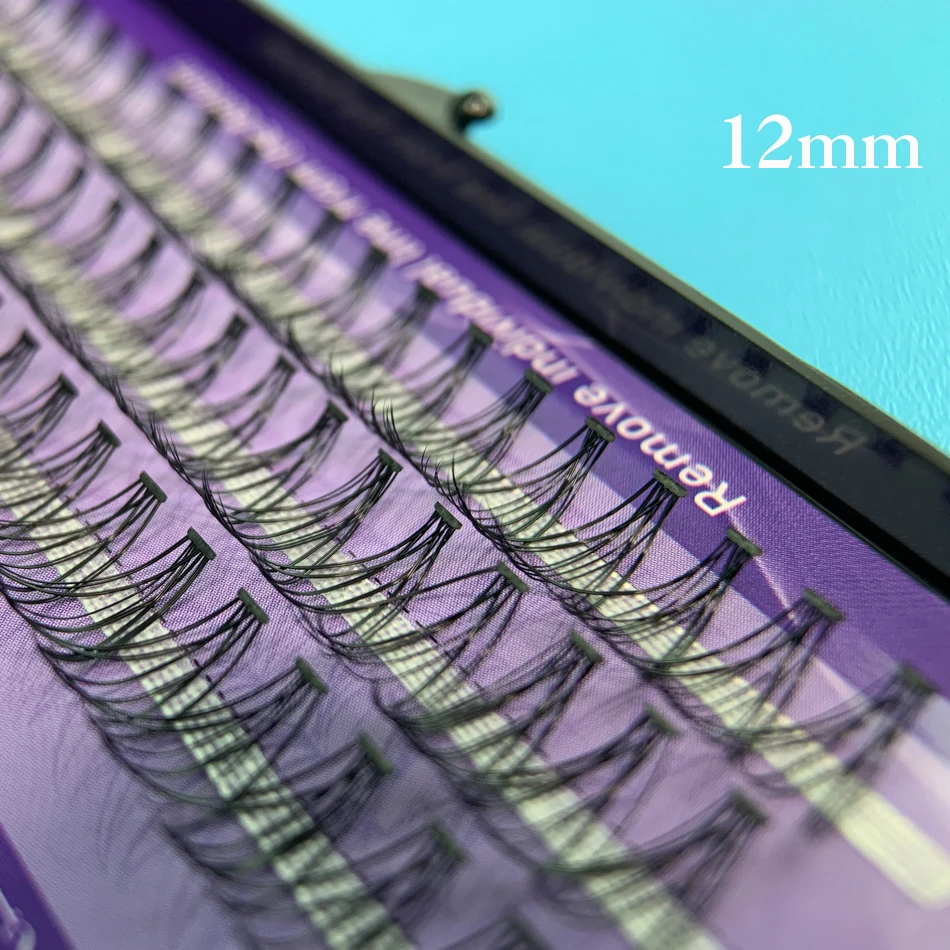 Накладные норковые ресницы IGUIONSS 60 пряди натуральные 3D русский объем