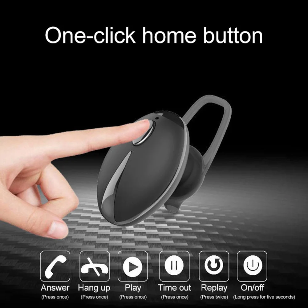 Bluetooth гарнитура KISSCASE jkc001 beetle мини Невидимый шок 4D звуковой эффект голосовые