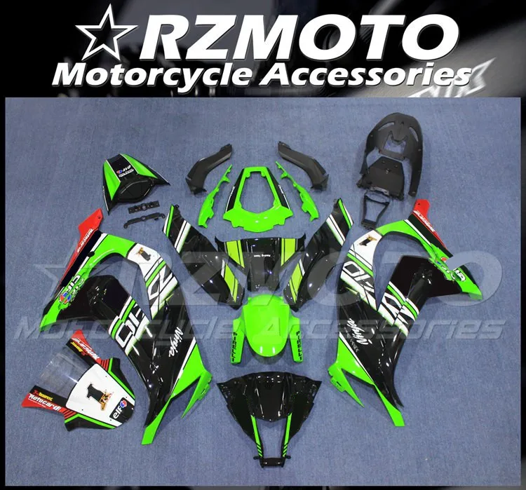 

Injection Molding New ABS Whole Fairings Kit Fit for Kawasaki Ninja ZX-10R 2011 2012 2013 2014 2015 11 12 13 14 15 Red Green FR