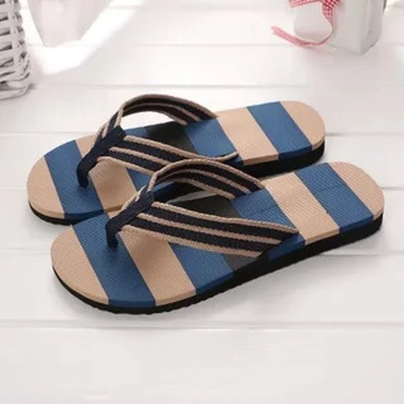 

2021 New Men Shoes Summer Men Flip Flops High Quality Beach Sandals Anti-slip Zapatos Hombre Casual Slippers Men Shoes