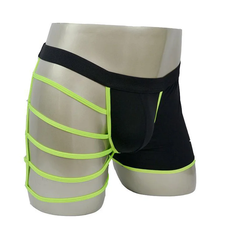 Мужские пляжные шорты для плавания с открытой промежностью Эротическое нижнее