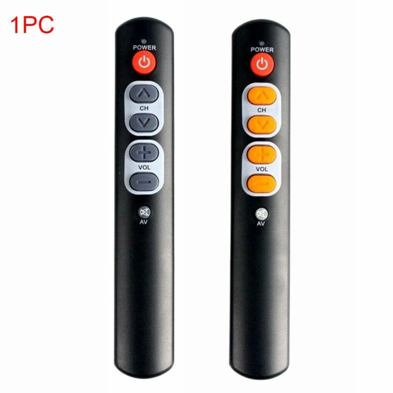 

Home 6 Keys Compact and clear Remote Controller Accessories Programmable Universal ABS Smart Learning for elderly people