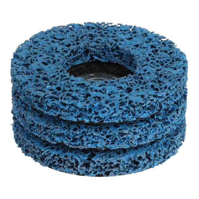 

3Pcs Disc Abrasive Wheel for Cleaning and Removing Paint and Rust (Blue)