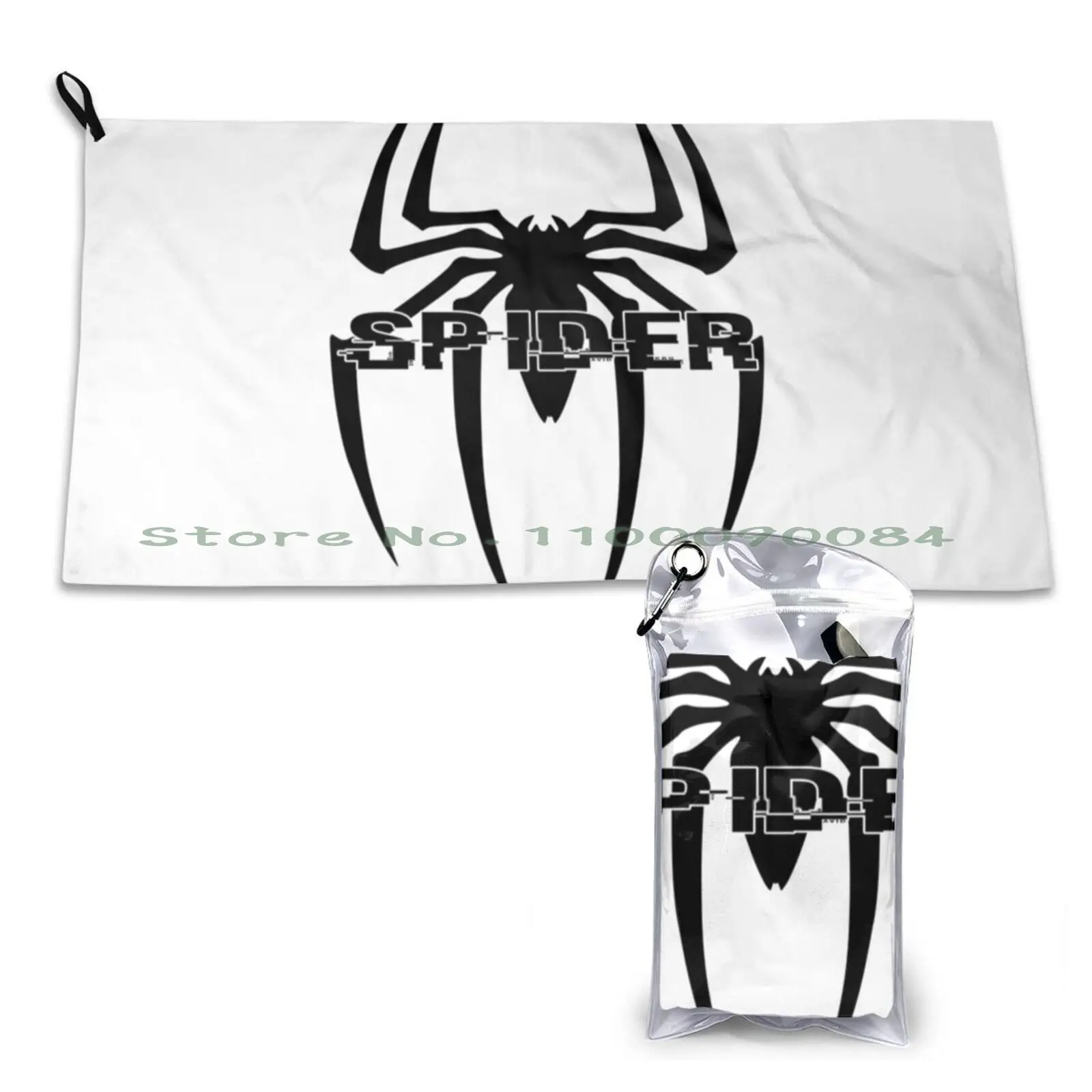 Быстросохнущее полотенце Spider Hacker для спортзала ванны портативная лента да Дейв