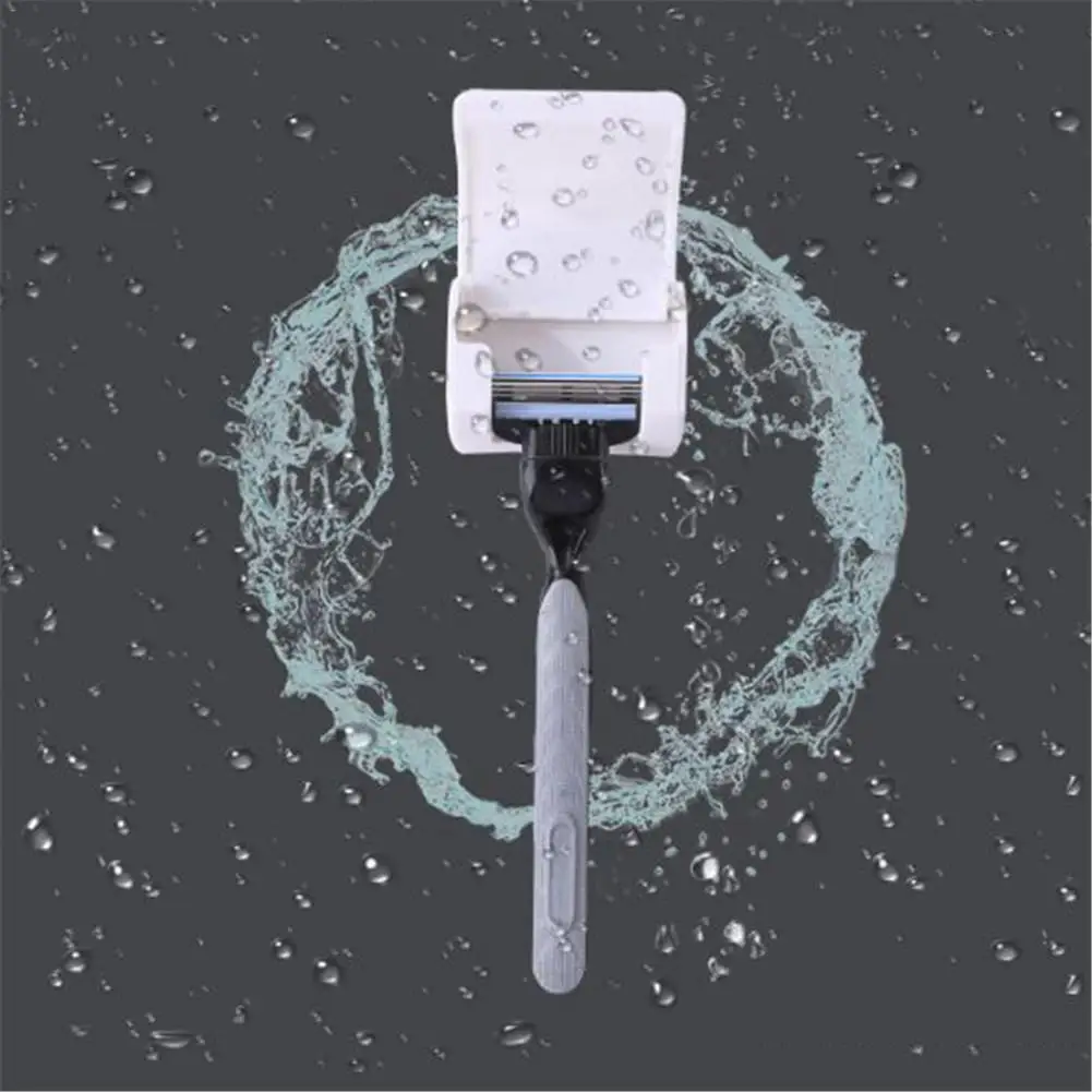 Стеллаж для хранения бритвы крюк крючок розетки питания пластиковый держатель в