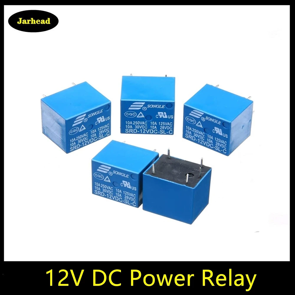 5 шт. реле Φ 5PIN PCB тип 12V DC питания | Обустройство дома