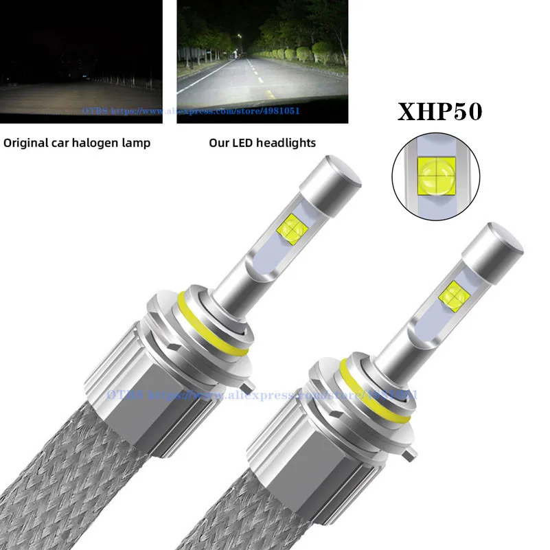 

Автомобильные H7 светодиодные лампы 110W 12000LM XHP50 Chips светодиодный головной светильник 4300K 6000K лампы светодиодный H1 H3 H4 9012 H11 HB3 HB4 H8 880 D1S D2S противо...