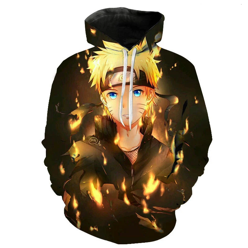 

2021 new autumn/winter 3d printing boys and girls hoodies, casual Japanese anime sweaters, cool fashion jackets