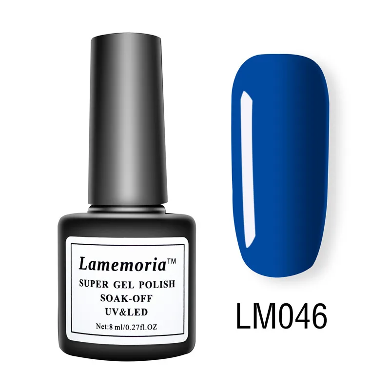 LM046 144 цветов Гель-лак набор все для маникюра Полупостоянный Vernis верхнее покрытие УФ светодиодный Гель-лак замочить ногтей художественный Гель-лак для ногтей - Цвет: LM046