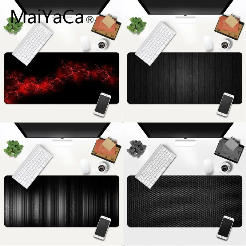 Черный фон Коврик для мыши большой замок край Скорость Игры Геймер игровой