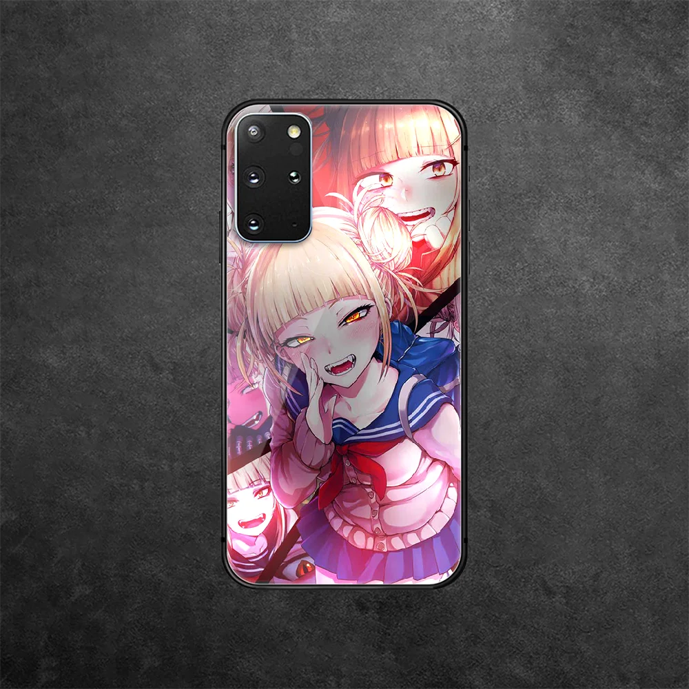 

My Hero Academia Toga Tempered Glass Phone Case Cover For Samsung Galaxy Note S 8 9 10 20 21 E Plus Ultra M 31 51 FE Waterproof