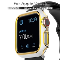 case compatible for apple watch se 6 5 4 3 2 1 all around protective shell for iwatch 44mm 42mm 40mm 38mm replacement watch case