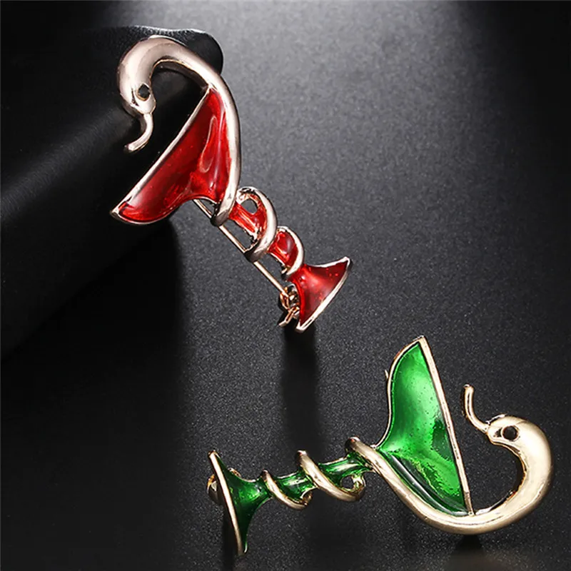 Специальный красный трофей памятный Кубок с Броши со змеями булавки для женщин