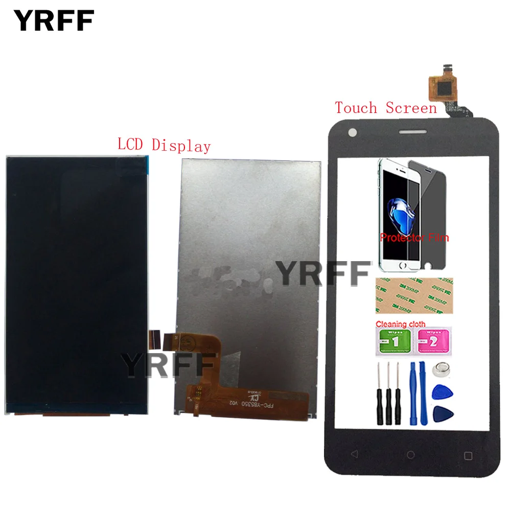 Сенсорный ЖК экран для Fly FS454 4 5 дюйма дигитайзер сенсорного экрана защитная