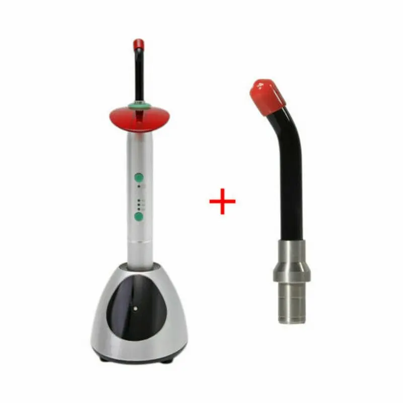 Dental Supplies D8 LED Curing Light Lamp Resin Wireless Cordless Orthodontic Rechargeable Power Fiber Rod Tip Quick Solidify