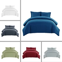 the simple and pure color textile kit plain brushed quilt cover three piece suit available in all seasons queen bedding set