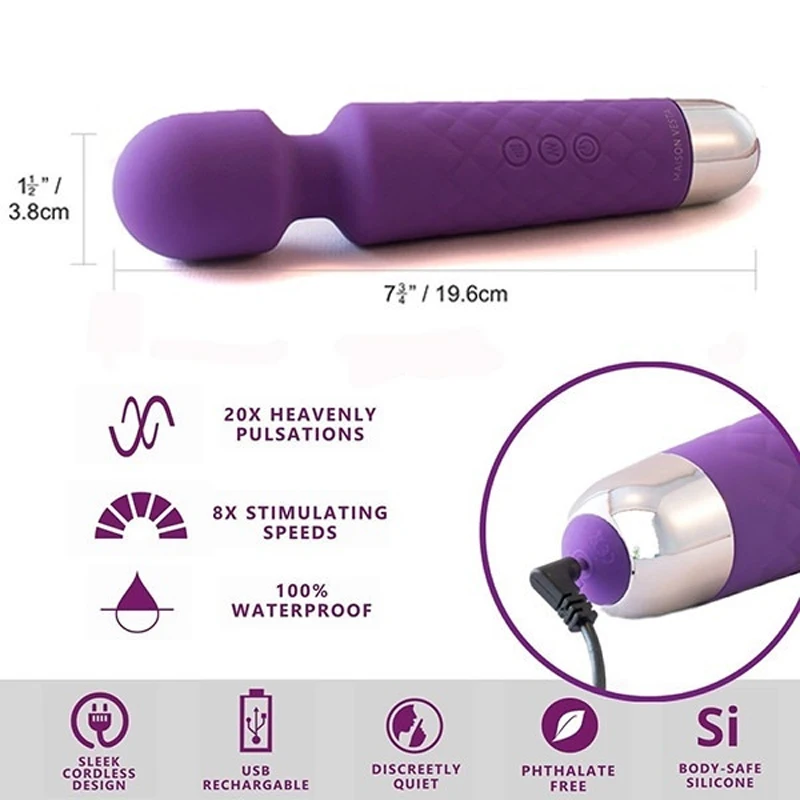 USB Recharge Female Vibrator Dildo G-Spot Stimulate Massager Erotic Sex Toys for Women Couples Products |