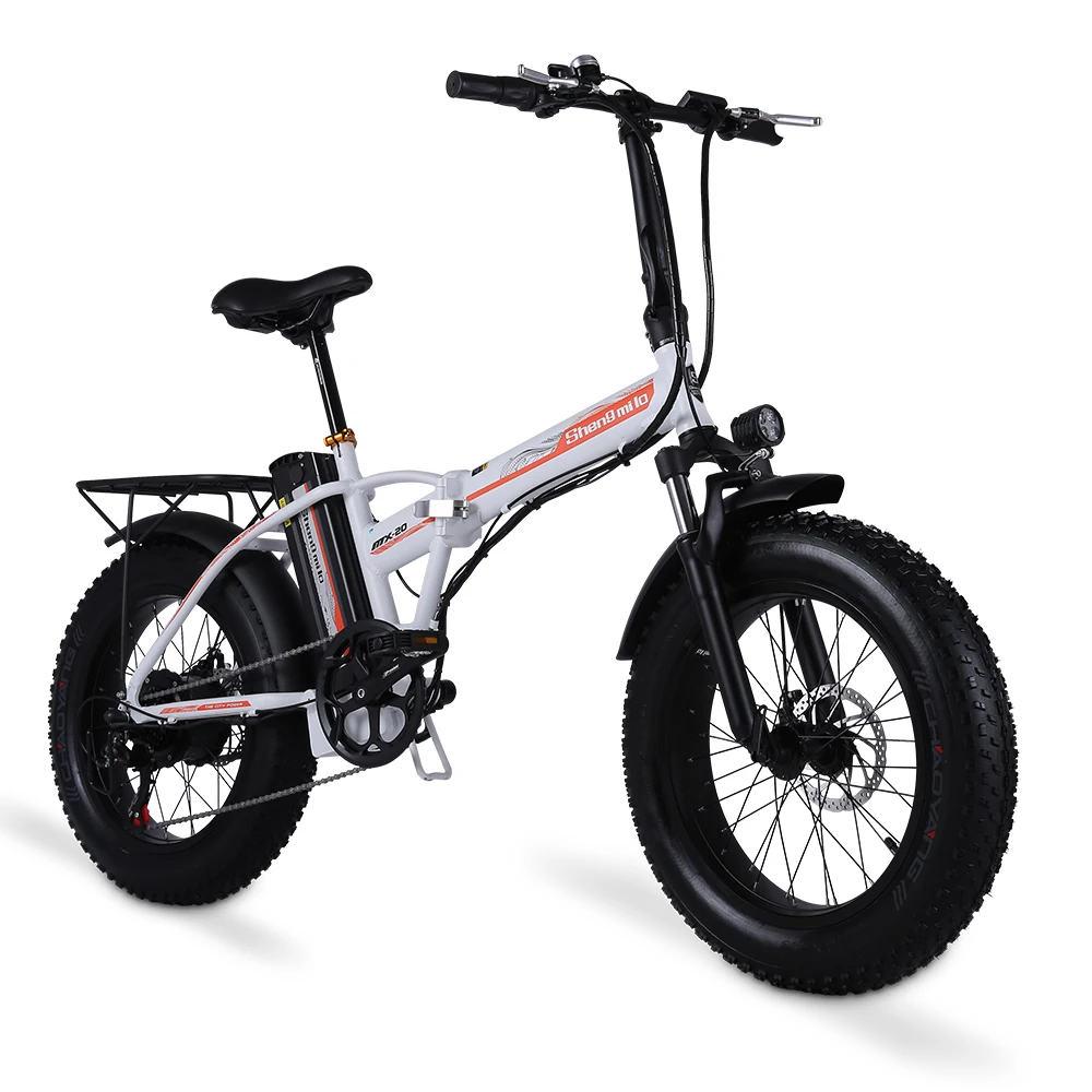 Verkauf Elektrische Bike 500W 4,0 Fett Reifen Elektrische Fahrrad Beach Cruiser Bike Booster Bike 48v Lithium-Batterie Folding Mens Frauen Ebike