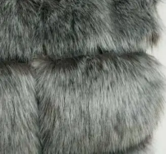 S-4XL размера плюс зимняя новая модная брендовая куртка из искусственного лисьего меха женская теплая куртка стеганая Толстая Шуба из искусственного меха w1768 - Цвет: fox fur