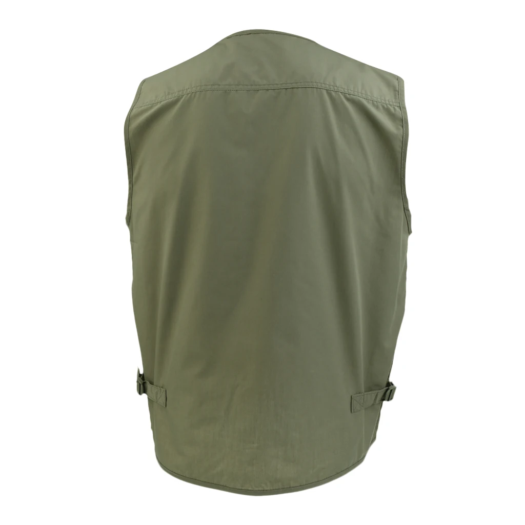 Men's Fishing Vest Photography Casual Waistcoat Multi Pockets Jackets Vests Outdoor | Спорт и развлечения