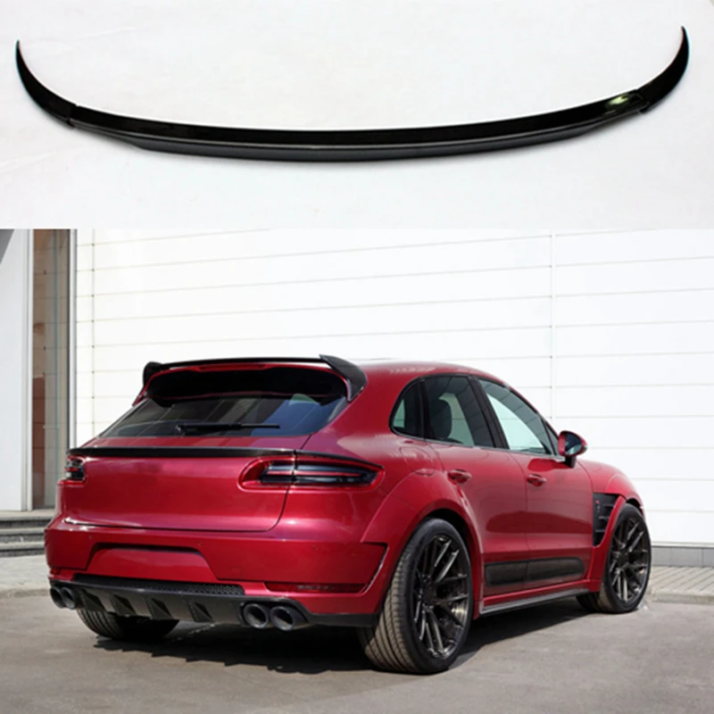 

for Porsche Macan 2014-2016 Auto Racing Car Spoiler FRP unpainted. 3 pieces/set of carbon fiber hatchback rear spoiler lip