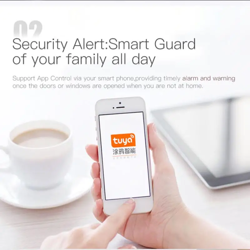 Tuya Zigbee Smart Gateway Hub домашняя Автоматизация сцена охранная сигнализация комплект PIR двери и окна датчик температуры и влажности умный срок службы