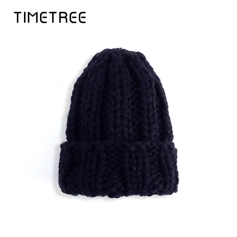 Шерстяной вязаный однотонный зимний женский берет ins в стиле ретро с защитой ушей