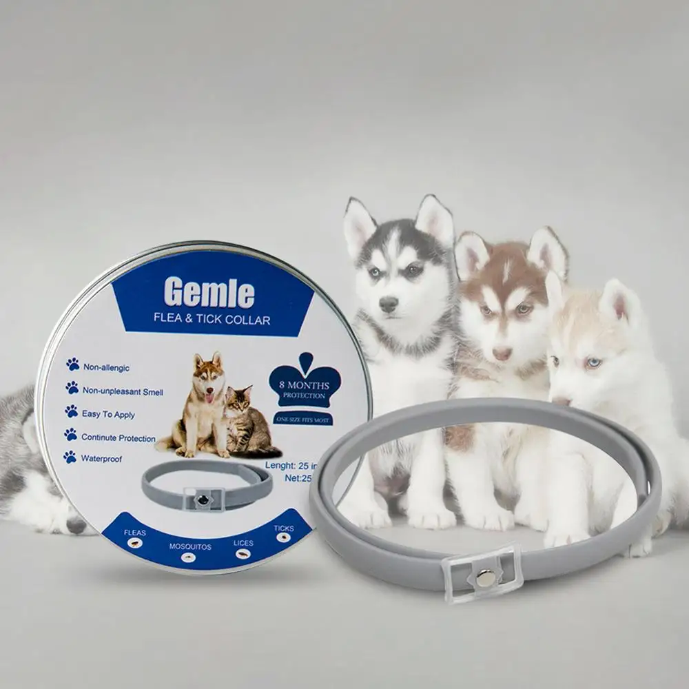 63 см пса противоблошиный ошейник анти блохи от клещей комаров Открытый