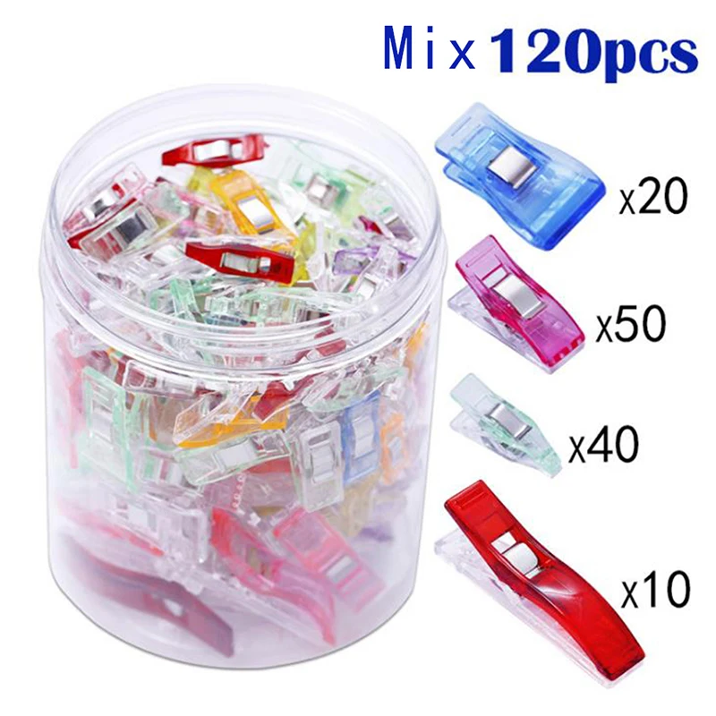 

120 шт., пластиковые зажимы для шитья