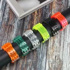 Новый прозрачный ремешок + чехол для Apple Watch 3842 мм 4044 мм ремешок для iwatch series 6 SE 5 4 3 браслет ремешок для часов