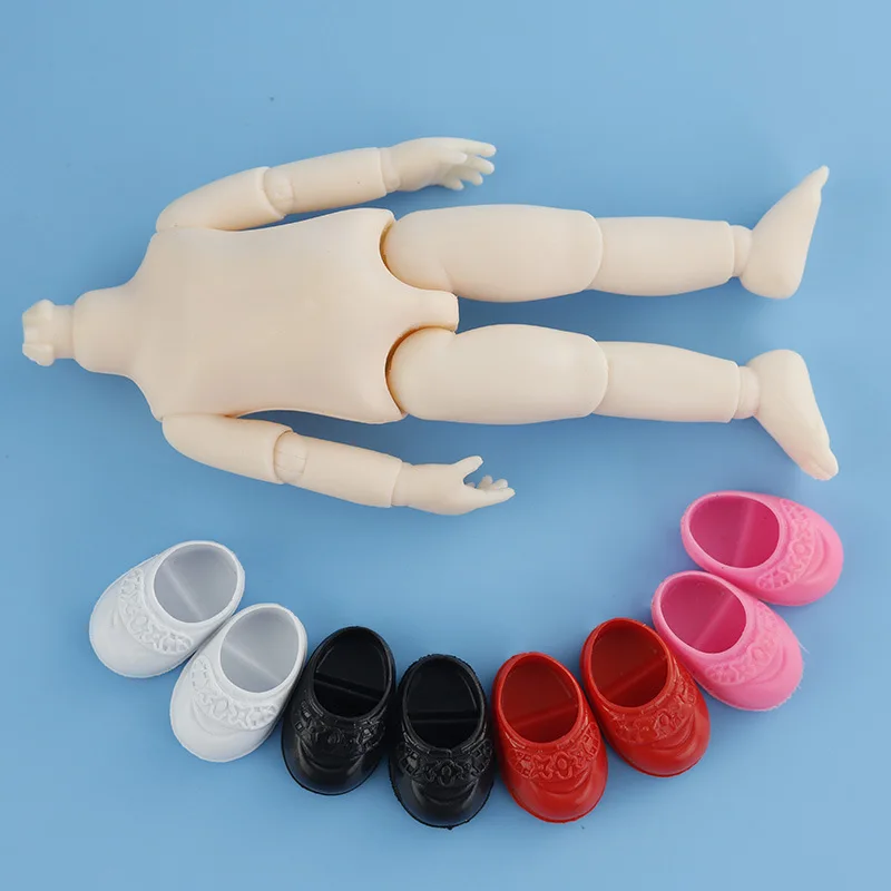Mini 16cm Ob11 Dolls Body with 4 Pairs Shoes for 13 Jointed Naked Nude Doll Accessories Toys Girls Gift | Игрушки и хобби