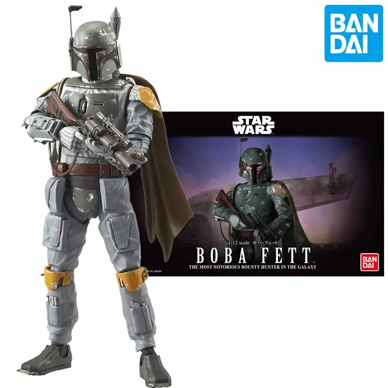

Bandai хобби для хобби персонажей из фильма «Звездные войны», 1/12 г., мандалор, Боба Фетт, охотник за головами, набор моделей, экшн-фигурка, кукла, ...